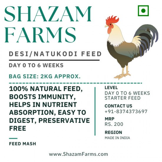 Desi Poultry Starter Feed (0–6 Weeks)