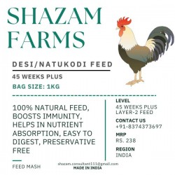 Desi Poultry Layer 2 Feed (46 Weeks – End of Laying Cycle)